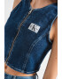 CALVIN KLEIN JEANS Bluza crop din denim - Pled.ro