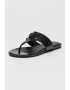 CALVIN KLEIN JEANS Papuci flip-flop de piele ecologica lacuita - Pled.ro