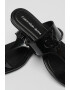 CALVIN KLEIN JEANS Papuci flip-flop de piele ecologica lacuita - Pled.ro