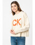 CALVIN KLEIN JEANS Pulover din lana cu model text - Pled.ro