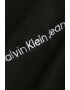 CALVIN KLEIN JEANS Pulover de bumbac organic cu decolteu la baza gatului - Pled.ro