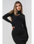 CALVIN KLEIN JEANS Rochie bodycon mini cu guler inalt - Pled.ro