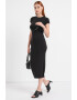 CALVIN KLEIN JEANS Rochie midi cu croiala bodycon si slit lateral - Pled.ro