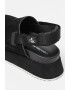 CALVIN KLEIN JEANS Saboti din piele nabuc cu talpa flatform - Pled.ro