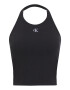 CALVIN KLEIN JEANS Top crop cu model halter - Pled.ro