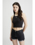 CALVIN KLEIN JEANS Top crop cu model halter - Pled.ro