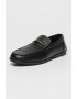 CALVIN KLEIN Pantofi loafer de piele cu logo perforat - Pled.ro