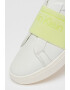 CALVIN KLEIN Pantofi sport slip-on de piele cu insertii textile - Pled.ro