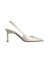 CALVIN KLEIN Pantofi stiletto slingback cu aspect lacuit - Pled.ro