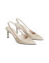 CALVIN KLEIN Pantofi stiletto slingback cu aspect lacuit - Pled.ro