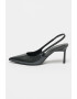 CALVIN KLEIN Pantofi stiletto slingback cu aspect lacuit - Pled.ro