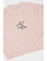 CALVIN KLEIN Pulover din bumbac organic cu imprimeu logo - Pled.ro