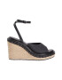 CALVIN KLEIN Sandale-espadrile wedge cu logo - Pled.ro