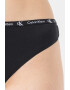 CALVIN KLEIN Set de chiloti tanga cu banda logo in talie- 2 perechi - Pled.ro