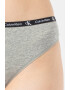 CALVIN KLEIN Set de chiloti tanga cu banda logo in talie- 2 perechi - Pled.ro