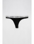 CALVIN KLEIN Set de chiloti tanga cu banda logo in talie - 3 perechi - Pled.ro