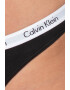 CALVIN KLEIN Set de chiloti tanga cu banda logo in talie - 3 perechi - Pled.ro