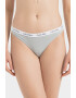 CALVIN KLEIN Set de chiloti tanga cu banda logo in talie - 3 perechi - Pled.ro