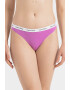 CALVIN KLEIN Set de chiloti tanga cu banda logo in talie - 3 perechi - Pled.ro