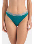 CALVIN KLEIN Set de chiloti tanga cu banda logo in talie - 3 perechi - Pled.ro