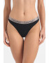 CALVIN KLEIN Set de chiloti tanga cu banda logo in talie - 3 perechi - Pled.ro