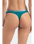 CALVIN KLEIN Set de chiloti tanga cu banda logo in talie - 3 perechi - Pled.ro