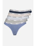 CALVIN KLEIN Set de chiloti tanga cu logo - 5 perechi - Pled.ro