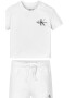 CALVIN KLEIN Set de tricou si pantaloni scurti din amestec de bumbac organic - Pled.ro