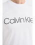 CALVIN KLEIN Tricou cu decolteu la baza gatului si logo - Pled.ro