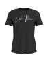 CALVIN KLEIN Tricou de bumbac organic cu imprimeu logo metalizat - Pled.ro