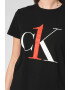 CALVIN KLEIN Tricou de casa regular fit cu imprimeu logo supradimensionat - Pled.ro