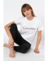 CALVIN KLEIN Tricou de pijama din bumbac cu imprimeu logo - Pled.ro