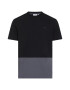 CALVIN KLEIN Tricou din amestec de bumbac organic cu model in doua nuante - Pled.ro