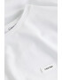 CALVIN KLEIN Tricou din bumbac cu decolteu la baza gatului - Pled.ro