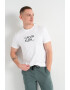 CALVIN KLEIN Tricou din bumbac organic cu aplicatie logo - Pled.ro