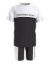 CALVIN KLEIN Tricou si pantaloni scurti din amestec de bumbac organic cu imprimeu logo - Pled.ro