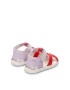 Camper Sandale din piele cu bareta cu inchidere velcro Twins 687 Lila prafuit Rosu vermillion - Pled.ro