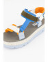 Camper Sandale flatform de piele cu velcro Oruga - Pled.ro