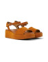 Camper Sandale wedge de piele nabuc Misia - Pled.ro