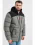 Canadian Peak Jacheta parka cu model colorblock Cashblendeak - Pled.ro