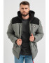 Canadian Peak Jacheta parka cu model colorblock Cashblendeak - Pled.ro