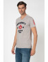 Canadian Peak Tricou cu decolteu in V si aplicatie logo Jax - Pled.ro