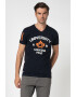 Canadian Peak Tricou cu decolteu in V si aplicatie logo Jax - Pled.ro