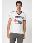 Canadian Peak Tricou cu decolteu in V si imprimeu frontal Janeiro - Pled.ro