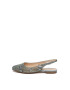 Caprice Balerini slingback de piele intoarsa cu aspect de piele de sarpe - Pled.ro