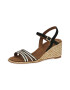 Caprice Espadrile cu talpa wedge si catarame - Pled.ro