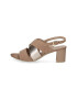 Caprice Sandale slingback de piele - Pled.ro