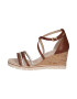 Caprice Sandale wedge cu detalii impletite - Pled.ro