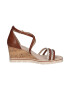 Caprice Sandale wedge cu detalii impletite - Pled.ro