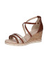 Caprice Sandale wedge cu detalii impletite - Pled.ro